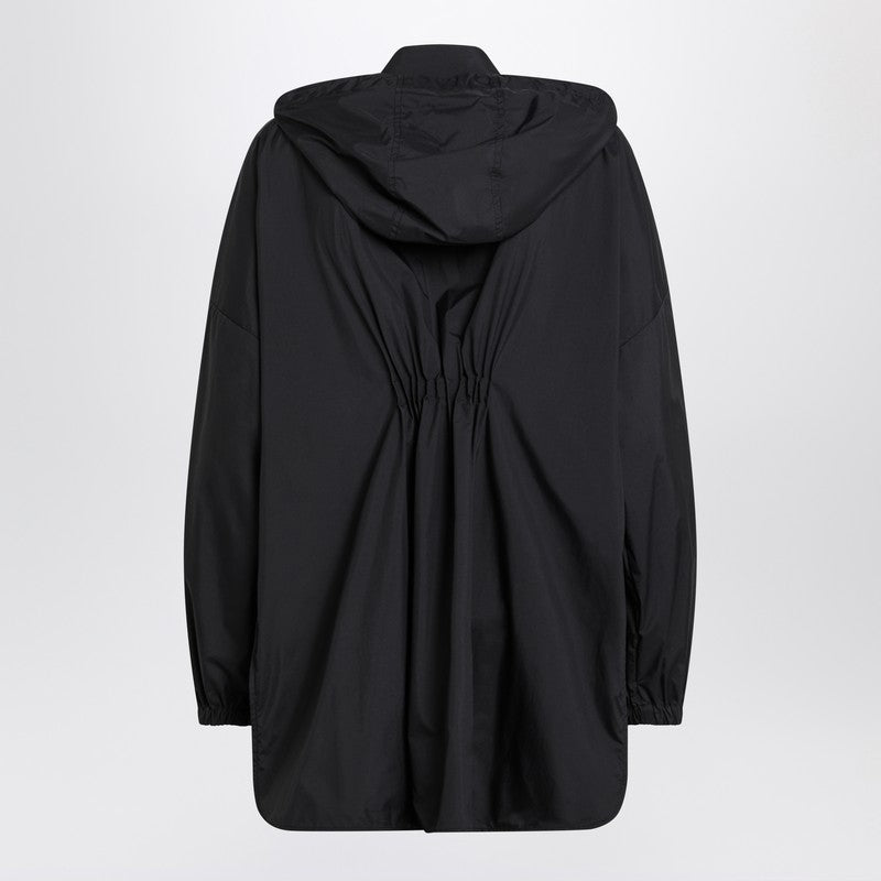 Moncler Black Nylon Zip Parka Glam Steals