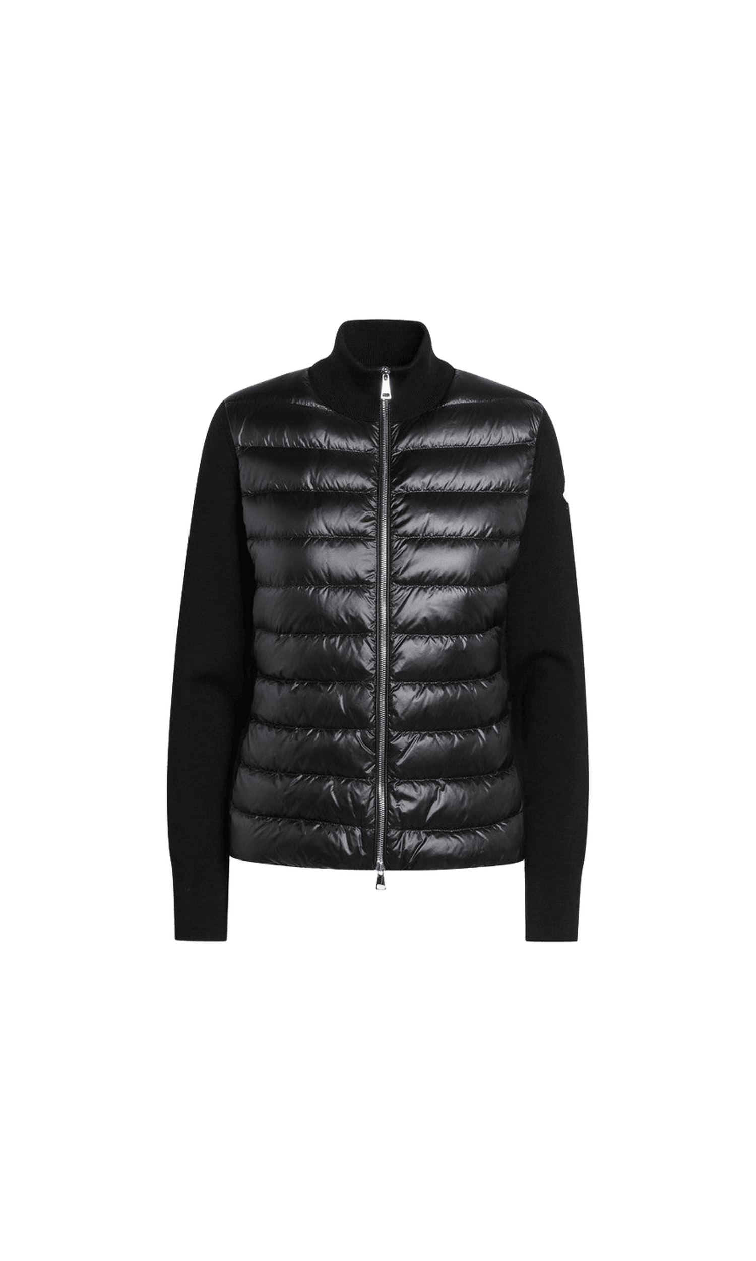 Moncler Black Padded Zip Up Cardigan Glam Steals