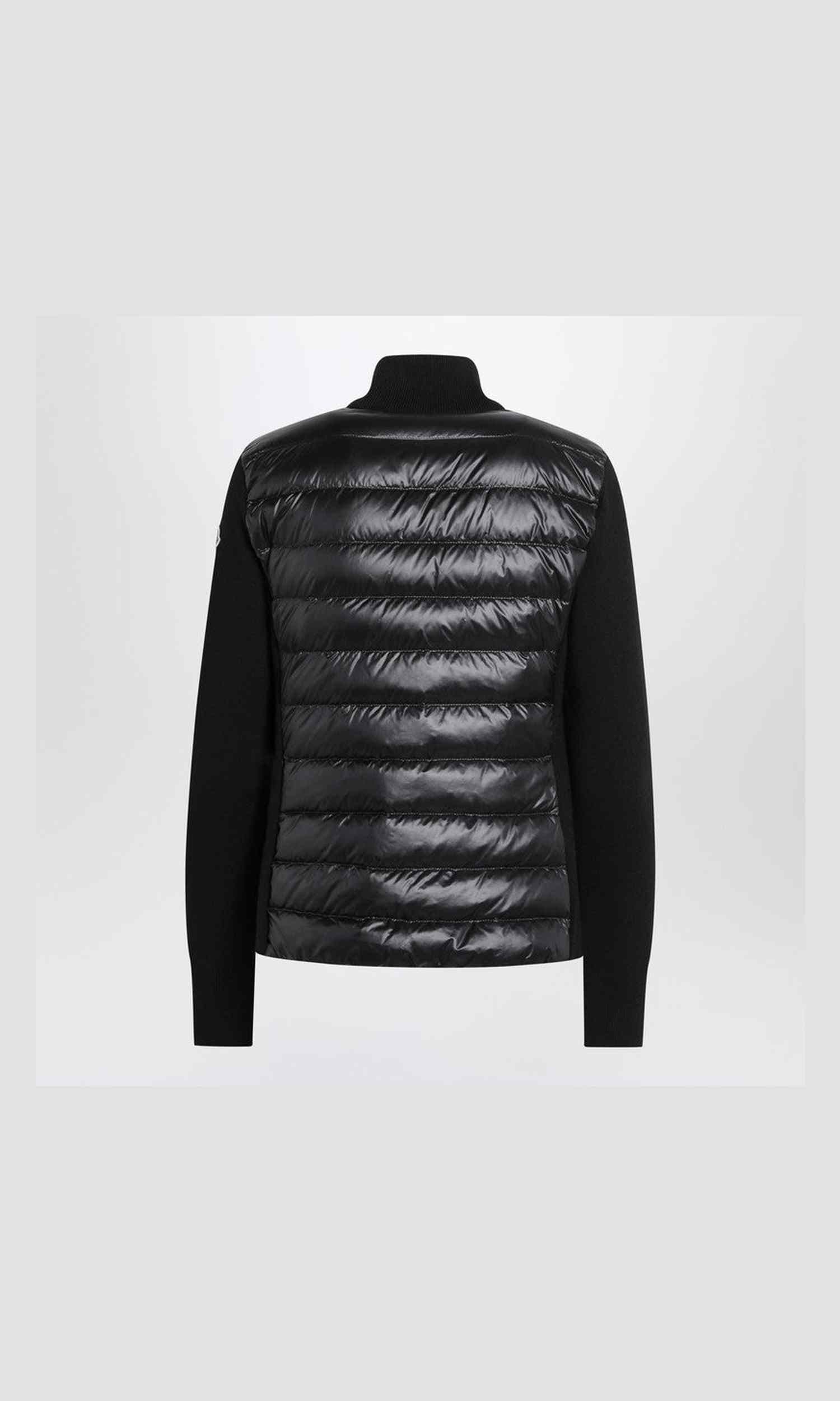 Moncler Black Padded Zip Up Cardigan Glam Steals