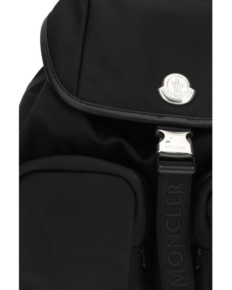 Moncler Black Polyamide Backpack 