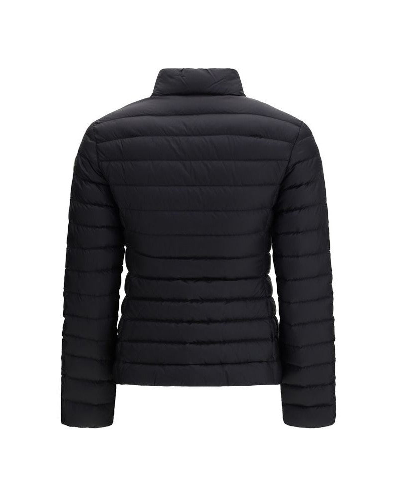 Moncler Black Polyamide Coat Glam Steals