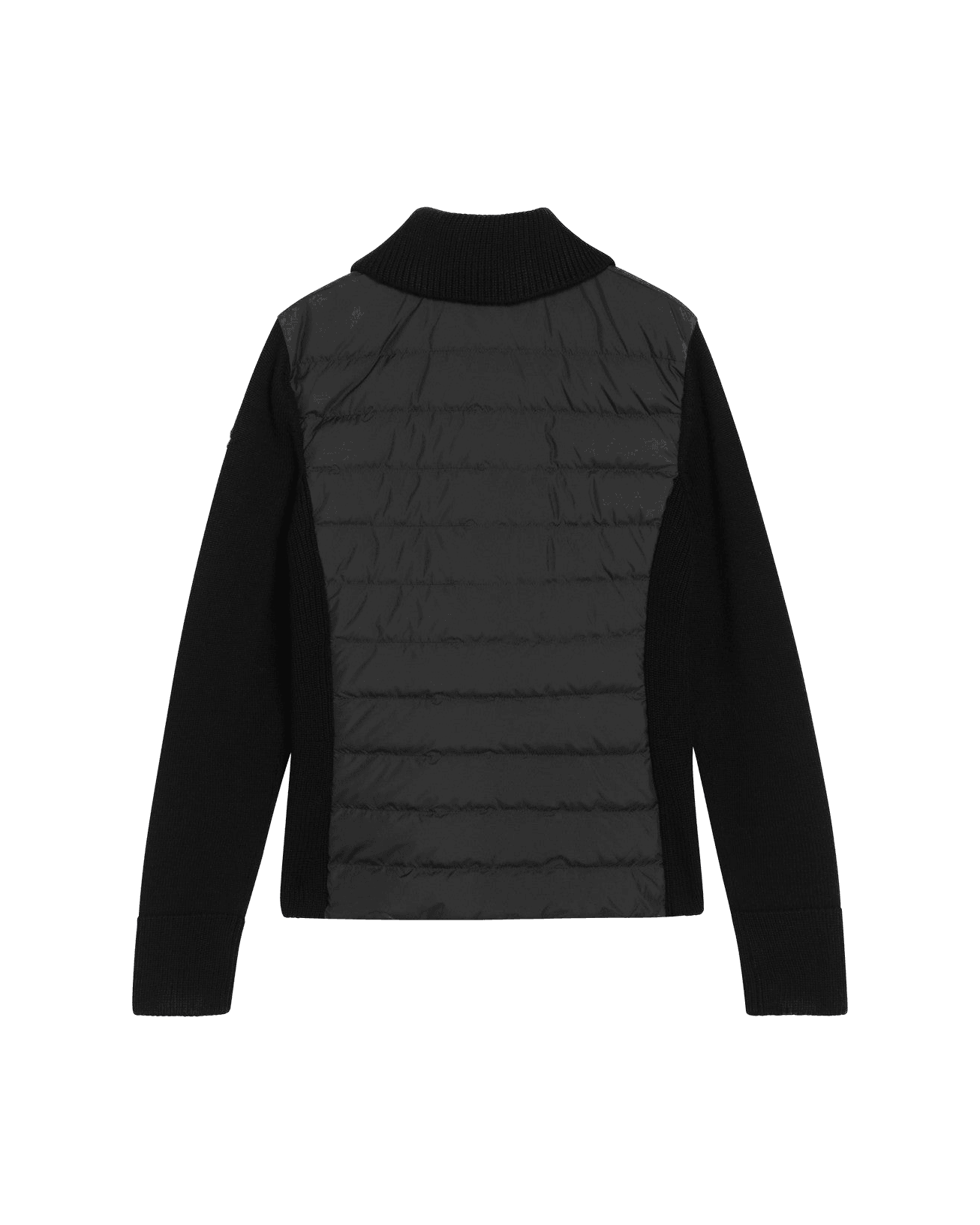 Moncler Black Wool Padded Cardigan Glam Steals