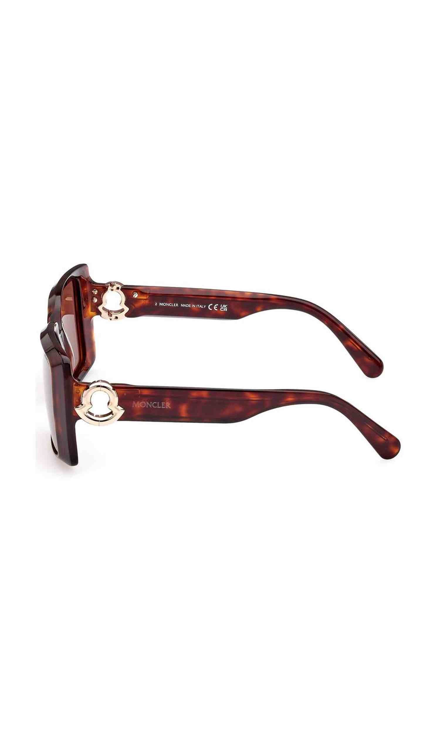 Moncler Brown Pantograph Sunglasses Glam Steals