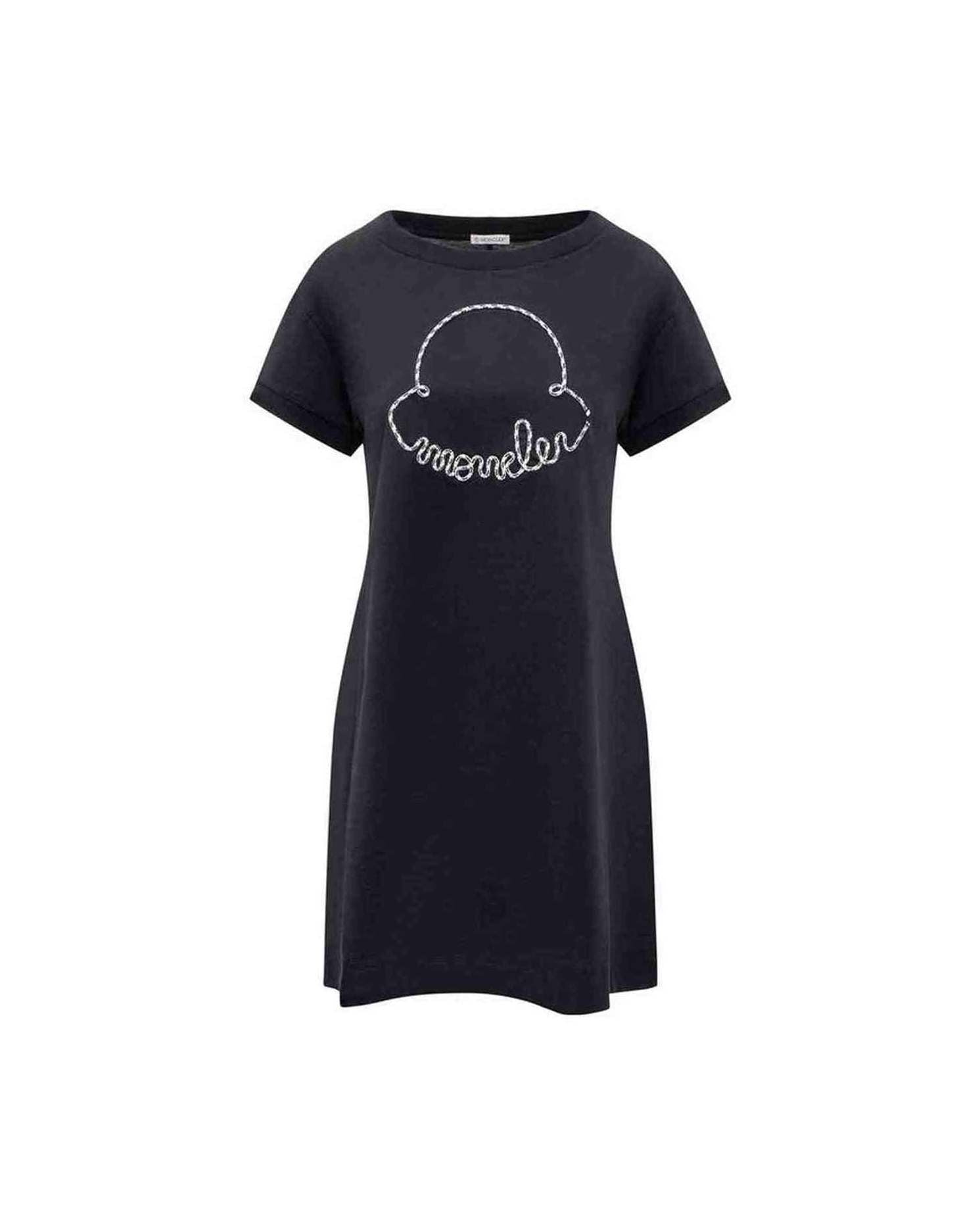 Moncler Cotton Logo Mini Dress Glam Steals