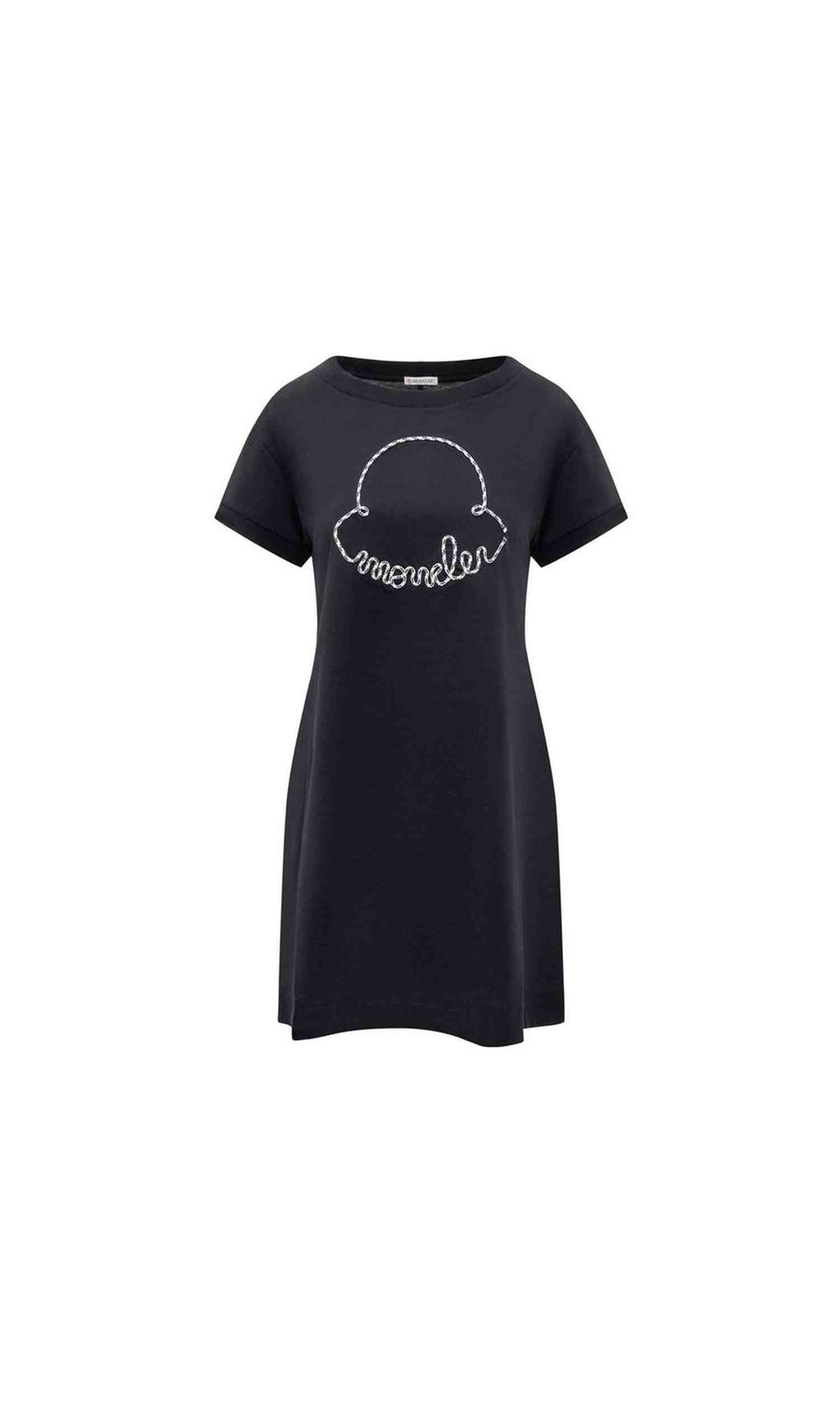 Moncler Cotton Logo Mini Dress Glam Steals