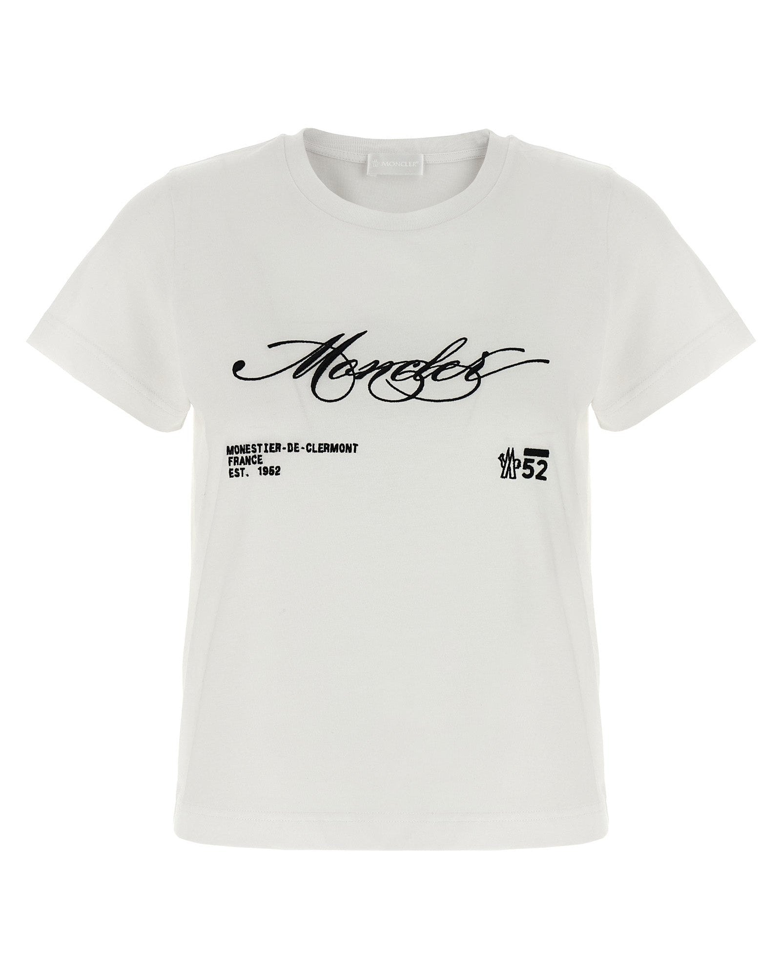 Moncler Embroidery T-shirt Glam Steals