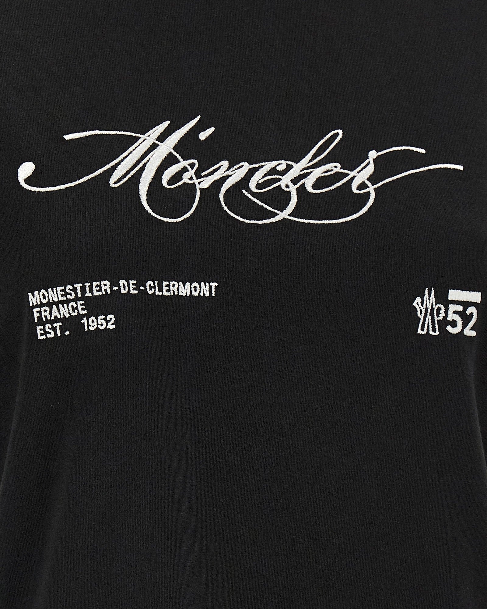 Moncler Embroidery T-shirt Glam Steals