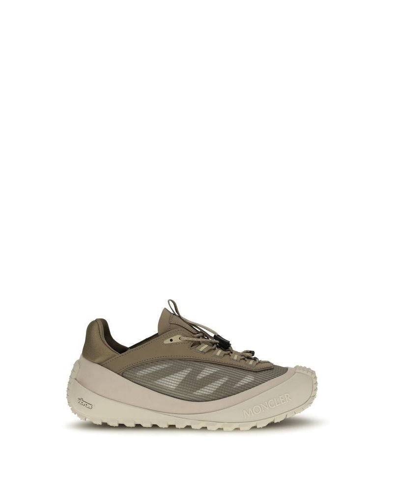 Moncler Gray Polyester Athletic Sneakers Glam Steals