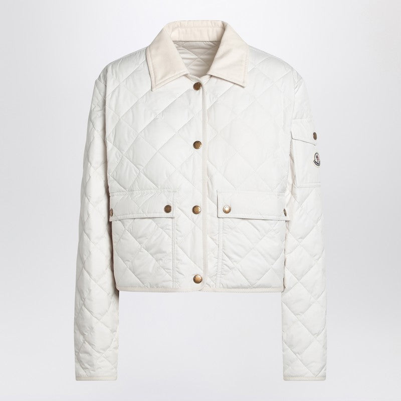 Moncler Ivory Chitre Quilted Jacket Glam Steals