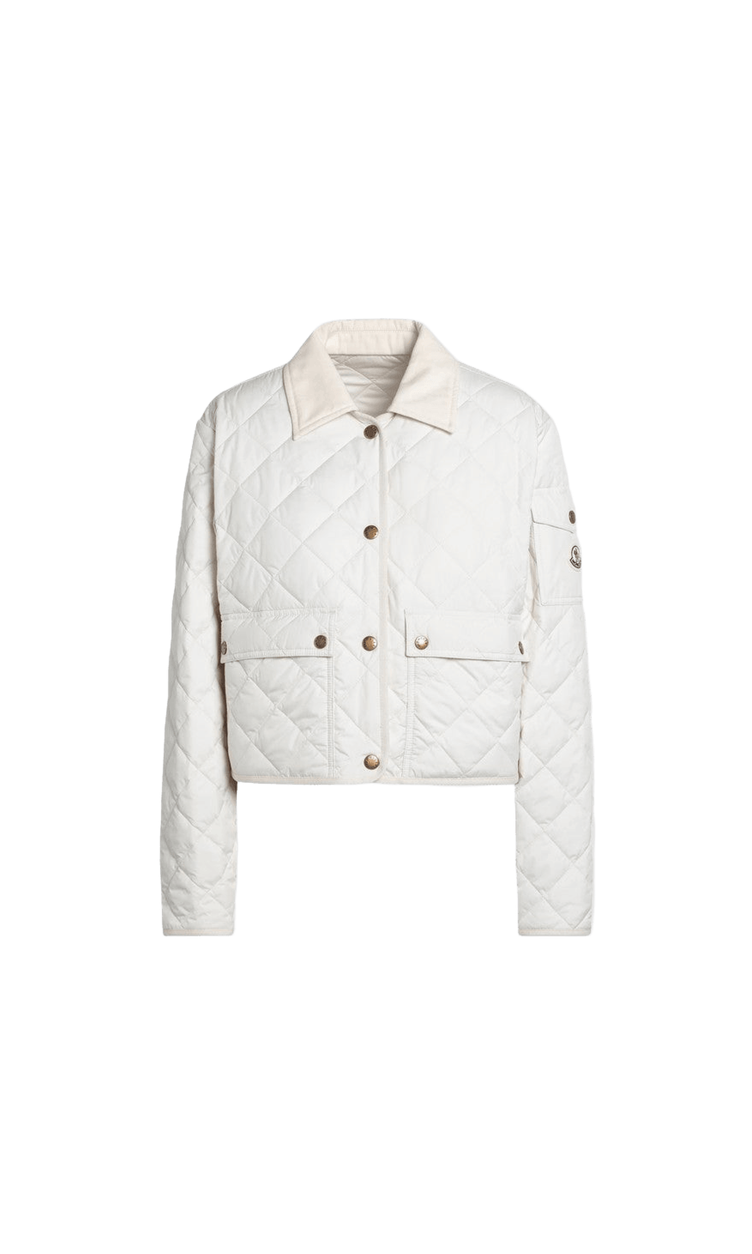 Moncler Ivory Chitre Quilted Jacket Glam Steals