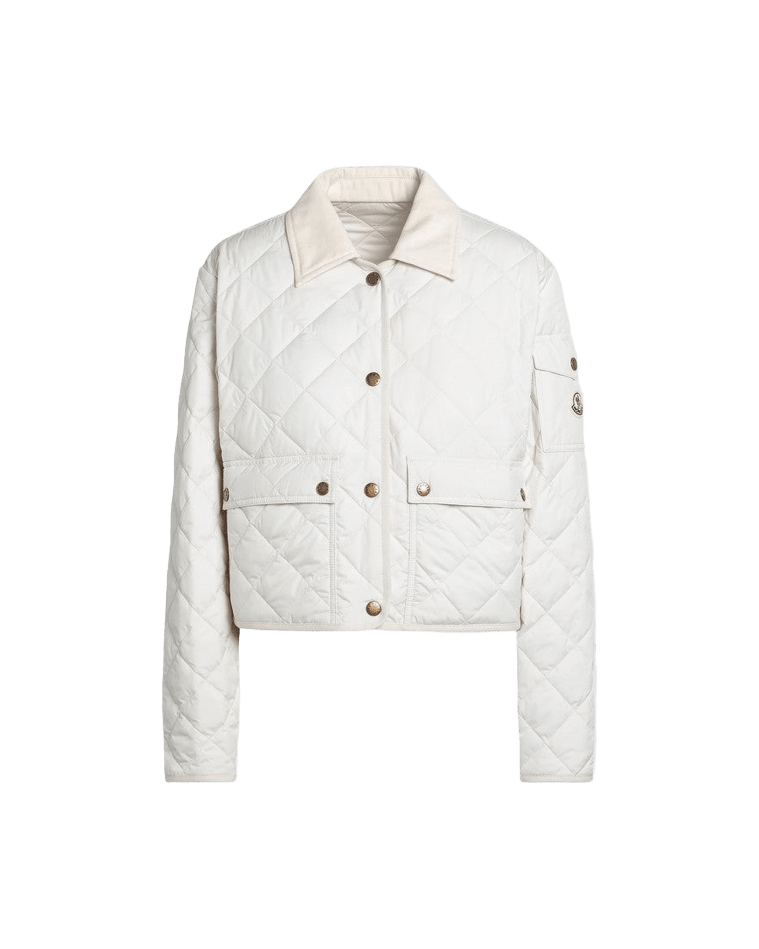 Moncler Ivory Chitre Quilted Jacket Glam Steals