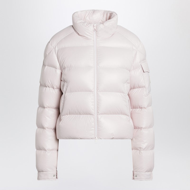 Moncler Light Pink Petra Short Puffer Jacket Glam Steals