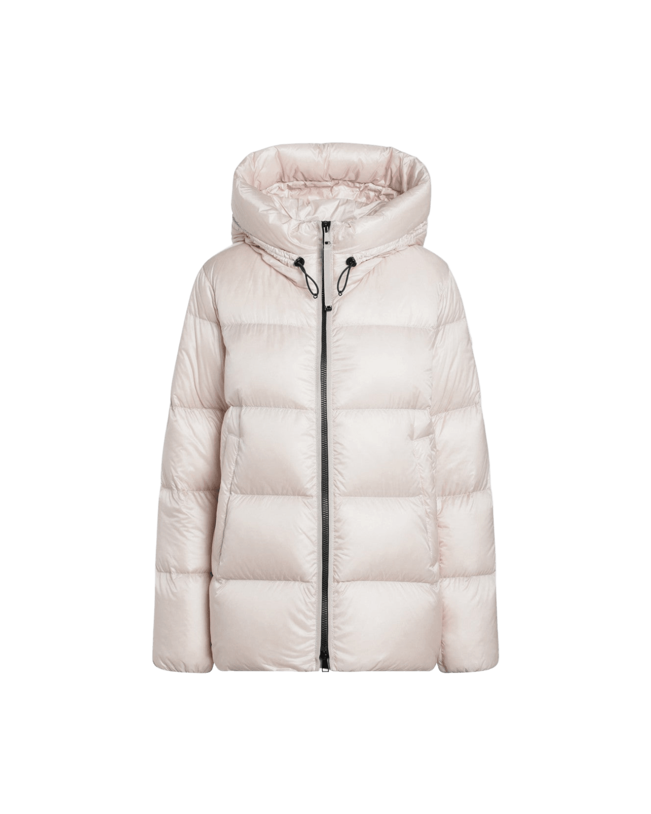 Moncler Light Pink Zip Up Down Jacket