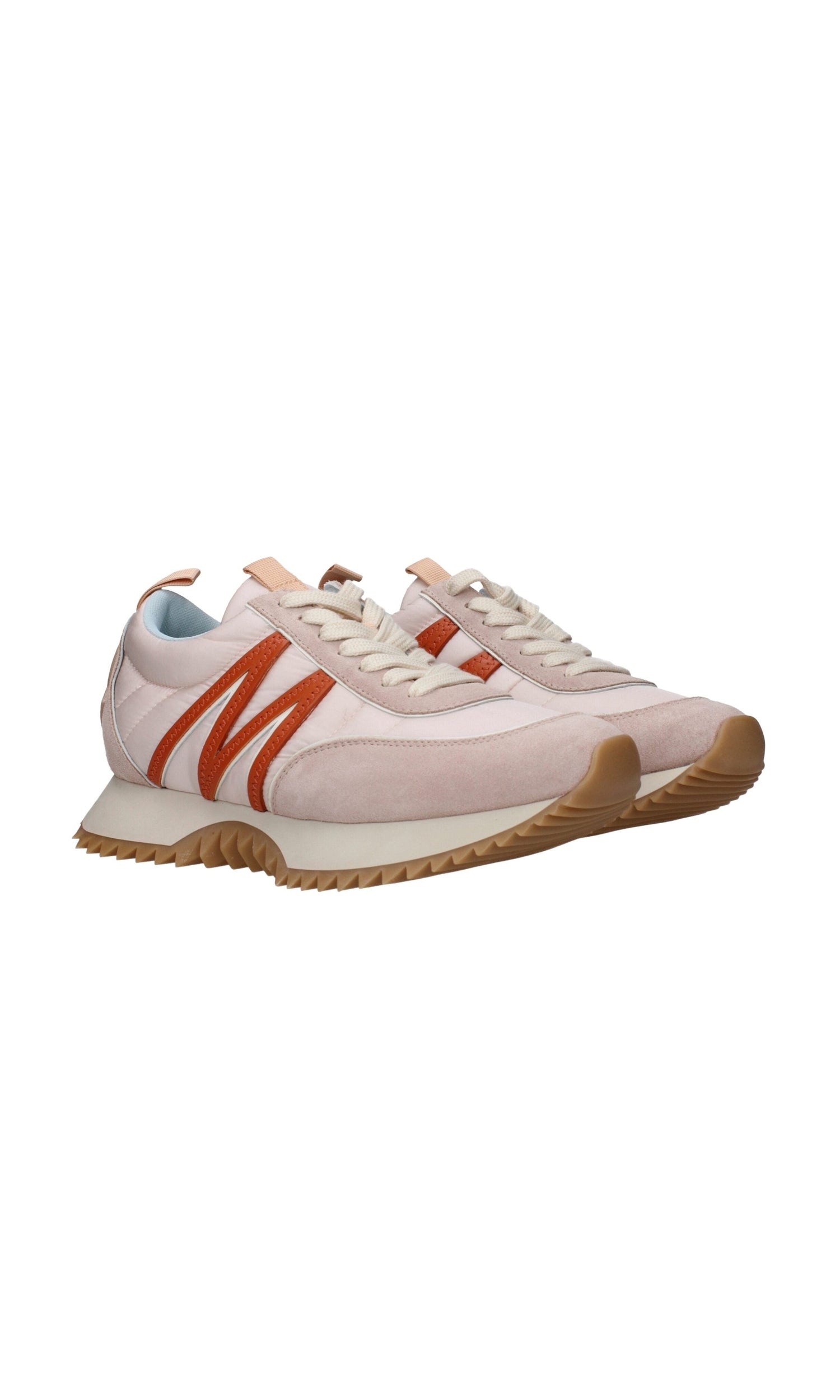 Moncler Pink Fabric Chunky Sneakers Glam Steals