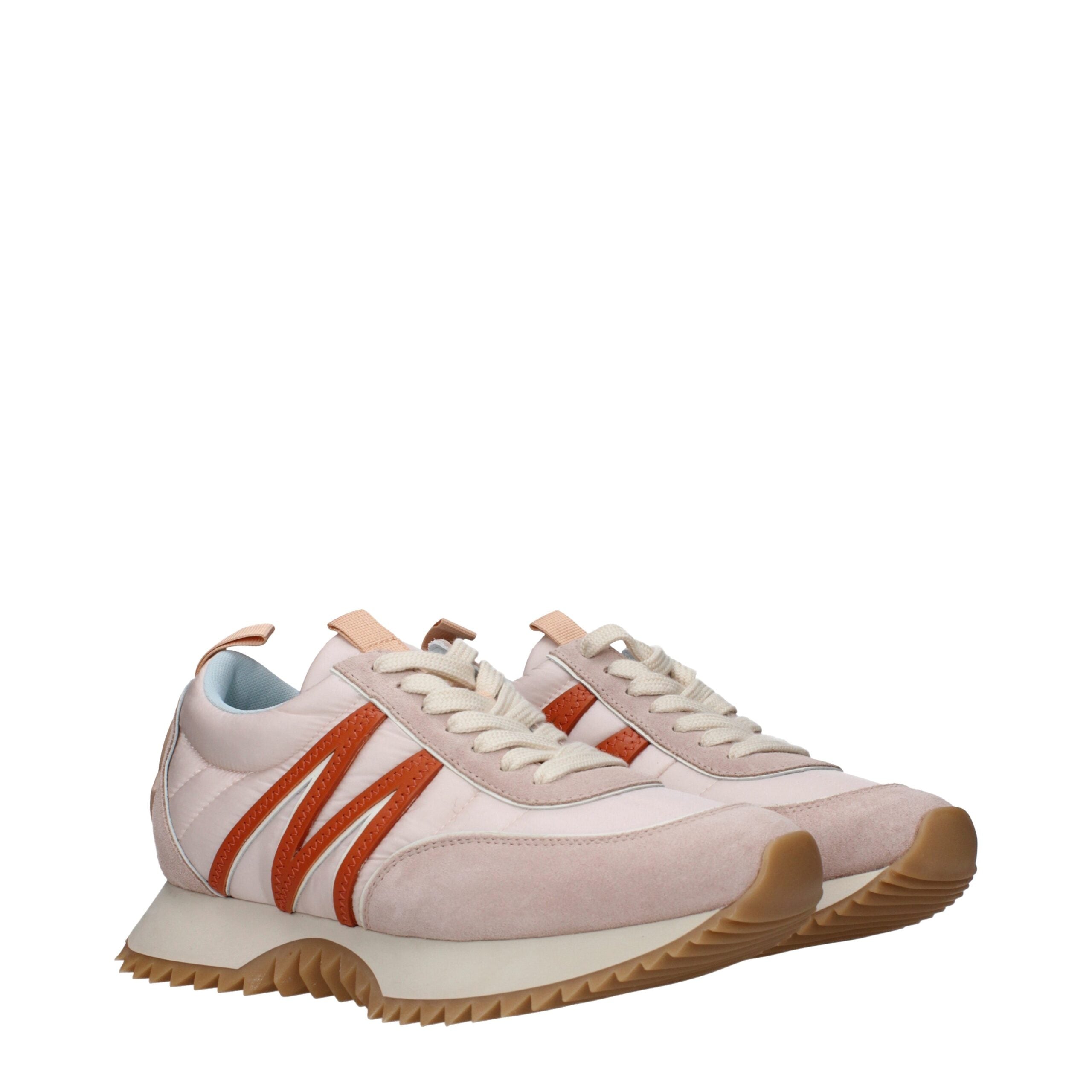 Moncler Pink Fabric Chunky Sneakers Glam Steals