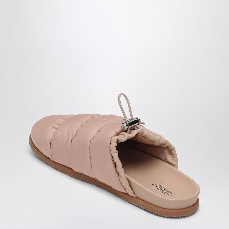 Moncler Pink Nylon Mule Mon Pocket Glam Steals