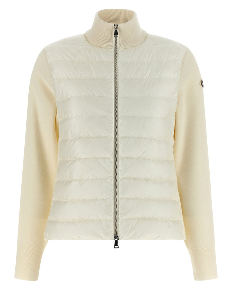 Moncler Two-material Cardigan Glam Steals