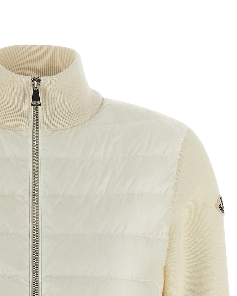 Moncler Two-material Cardigan Glam Steals