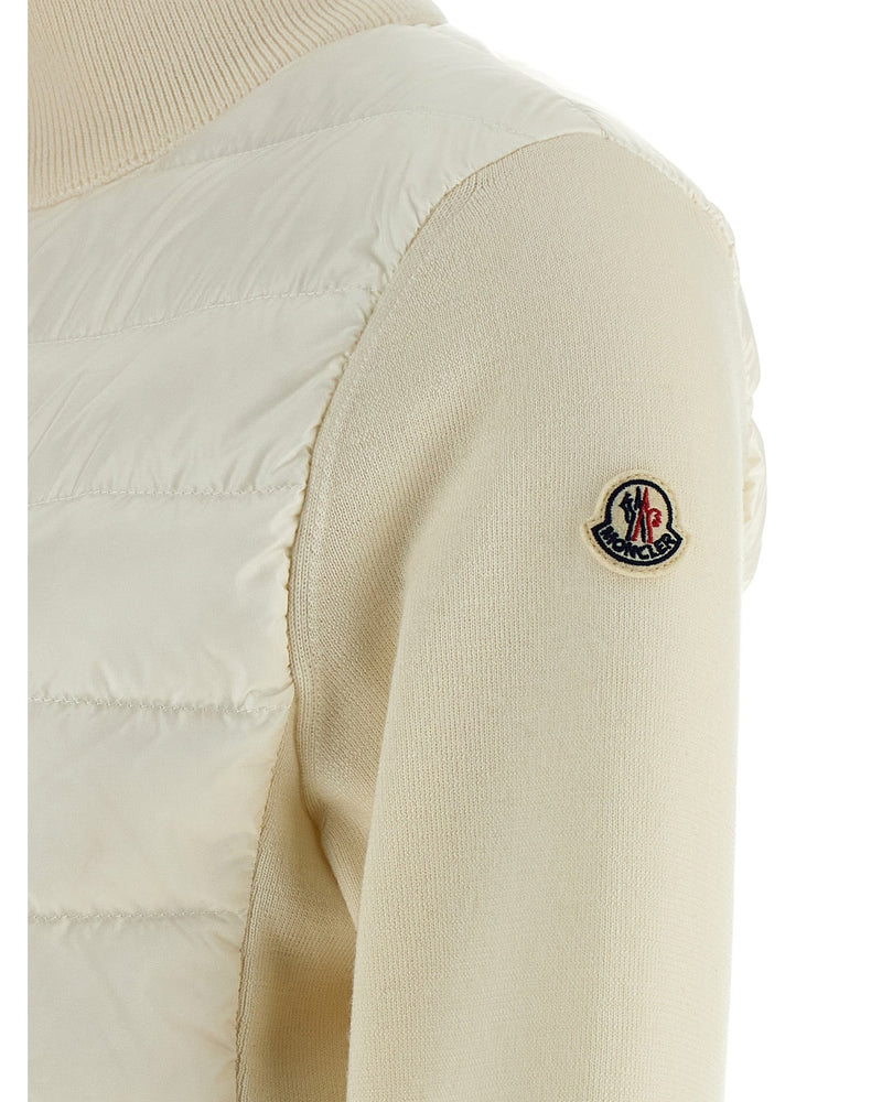 Moncler Two-material Cardigan Glam Steals