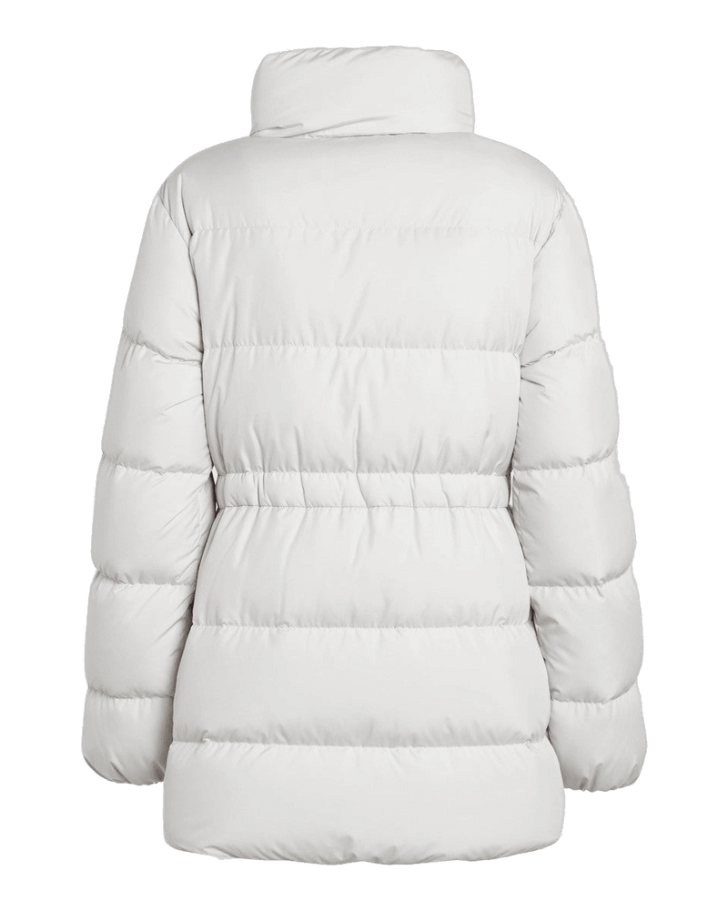 Moncler Zip White Up Down Jacket Glam Steals