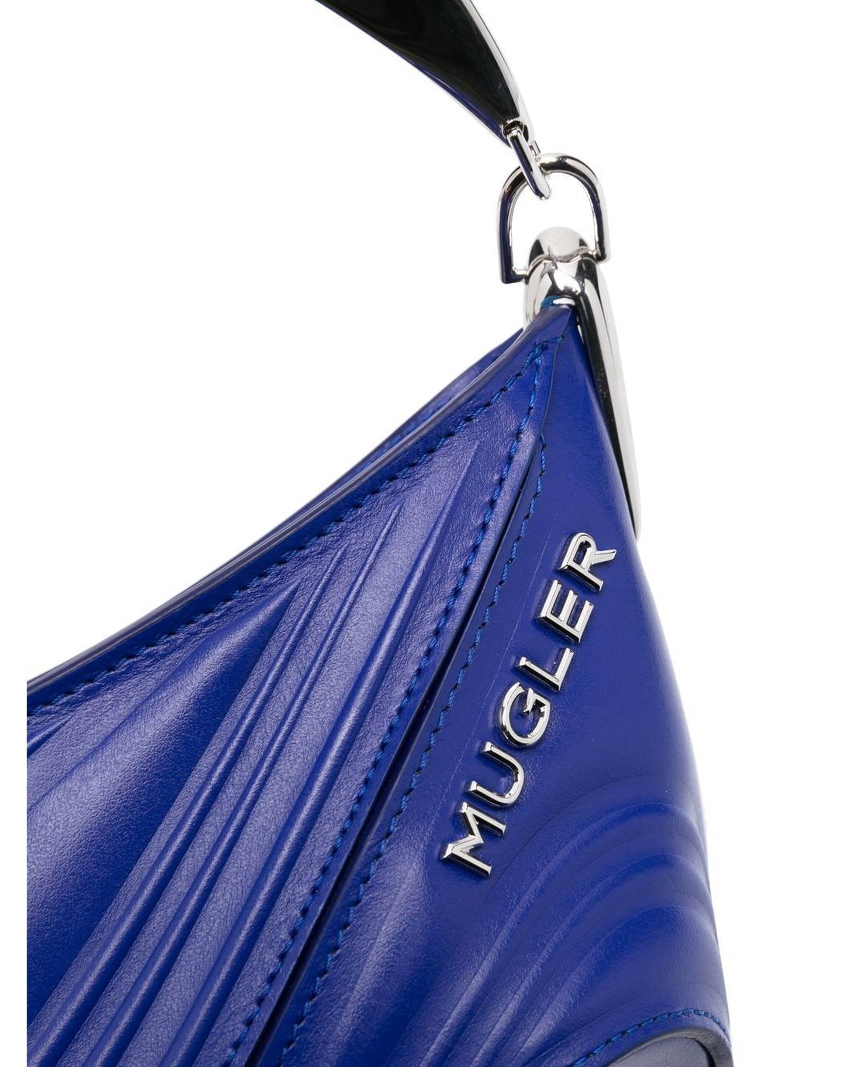 Mugler Small Spiral Curve 01 Embossed Tote Bag Glam Steals