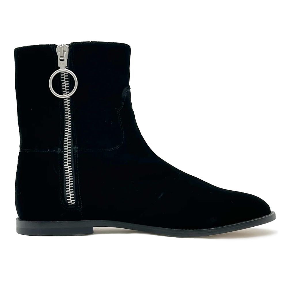 Off- Leather Di Calfskin White Black Boot Glam Steals