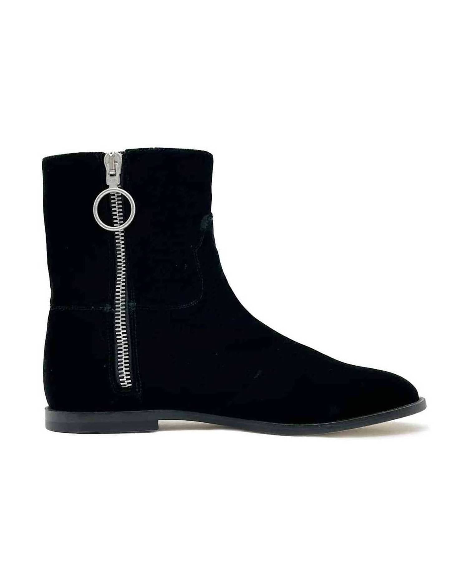 Off- Leather Di Calfskin White Black Boot Glam Steals