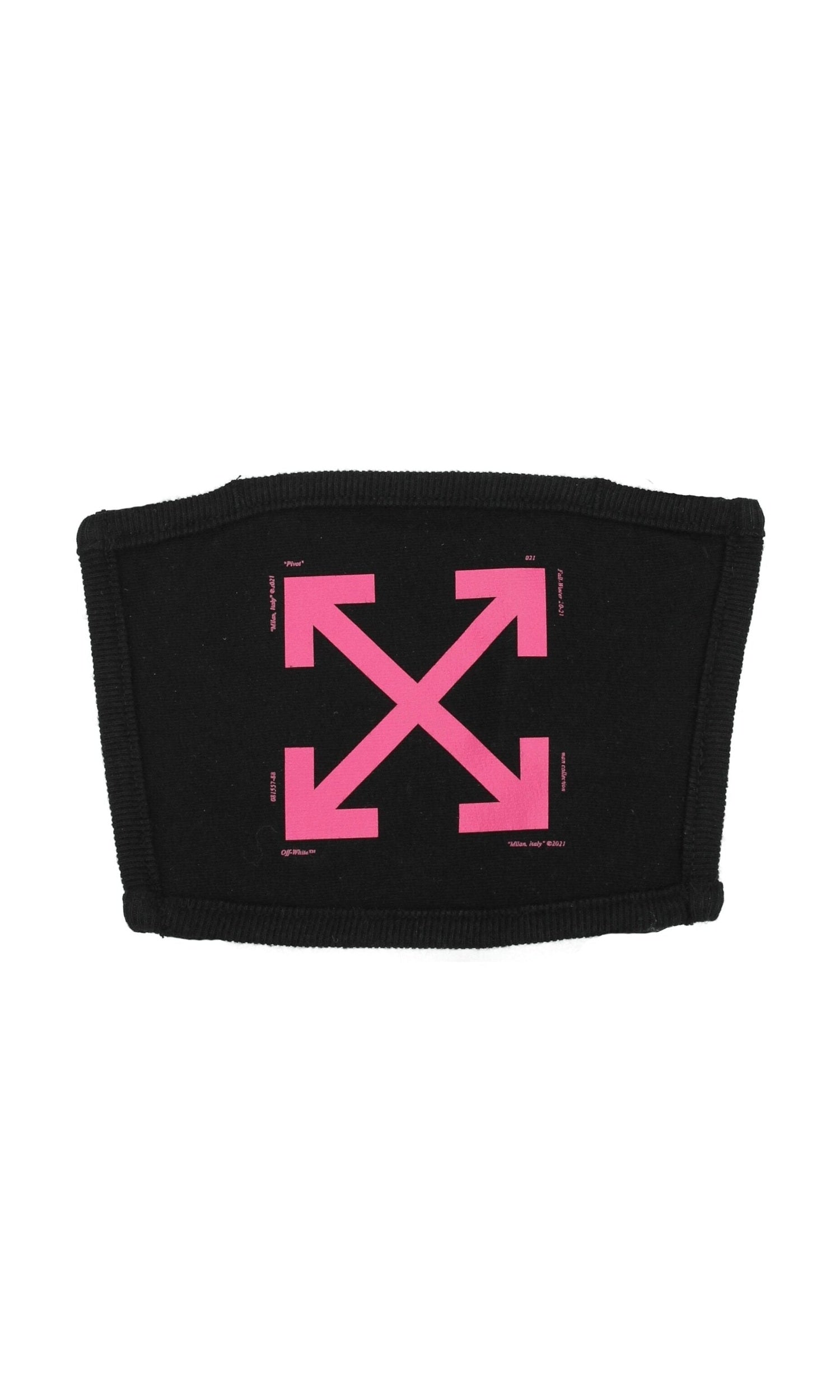 Off-White Black Cotton Facemasks Glam Steals