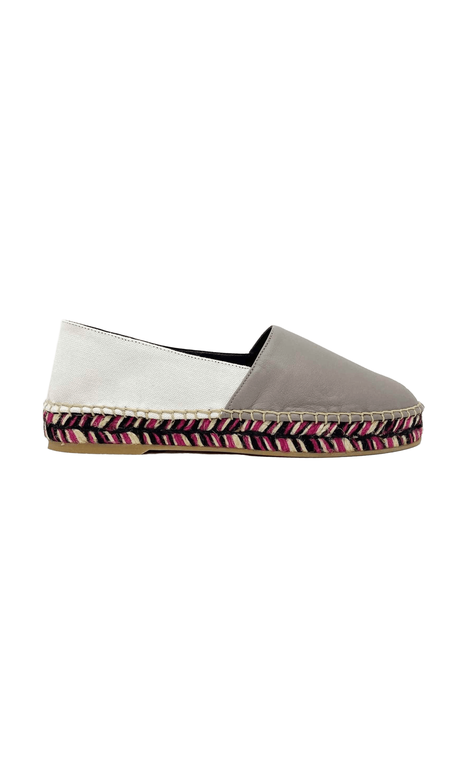 Off-White Leather Espadrilles Glam Steals