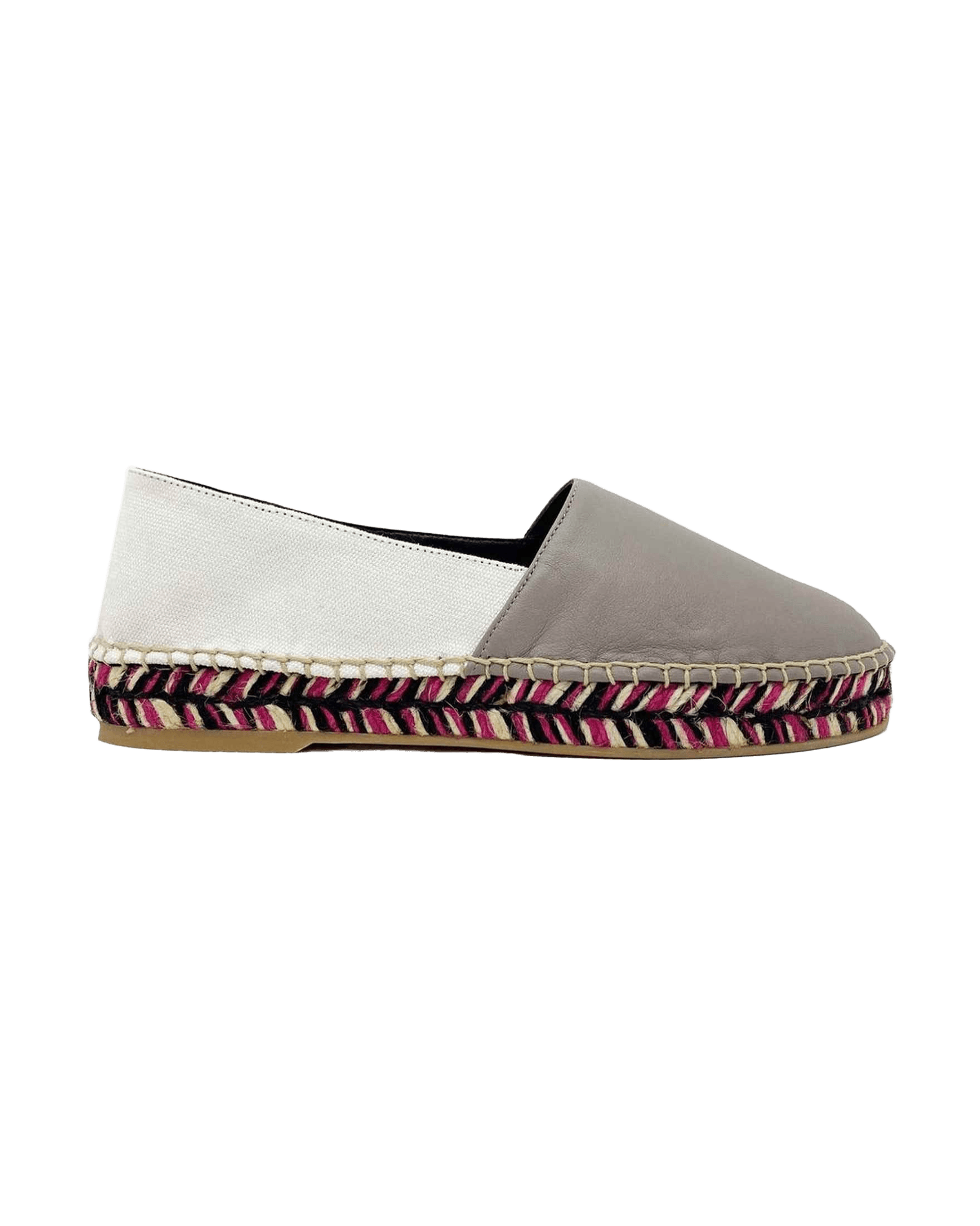 Off-White Leather Espadrilles Glam Steals