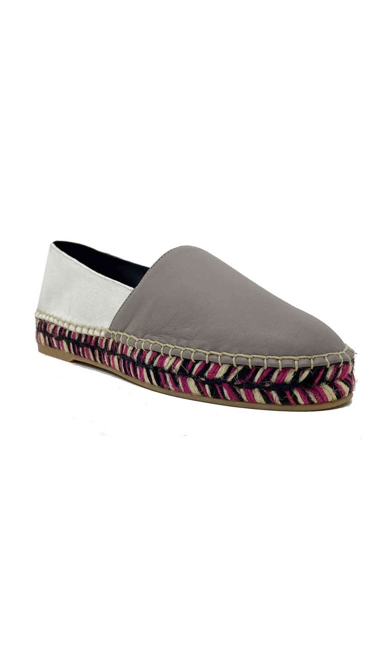 Off-White Leather Espadrilles Glam Steals