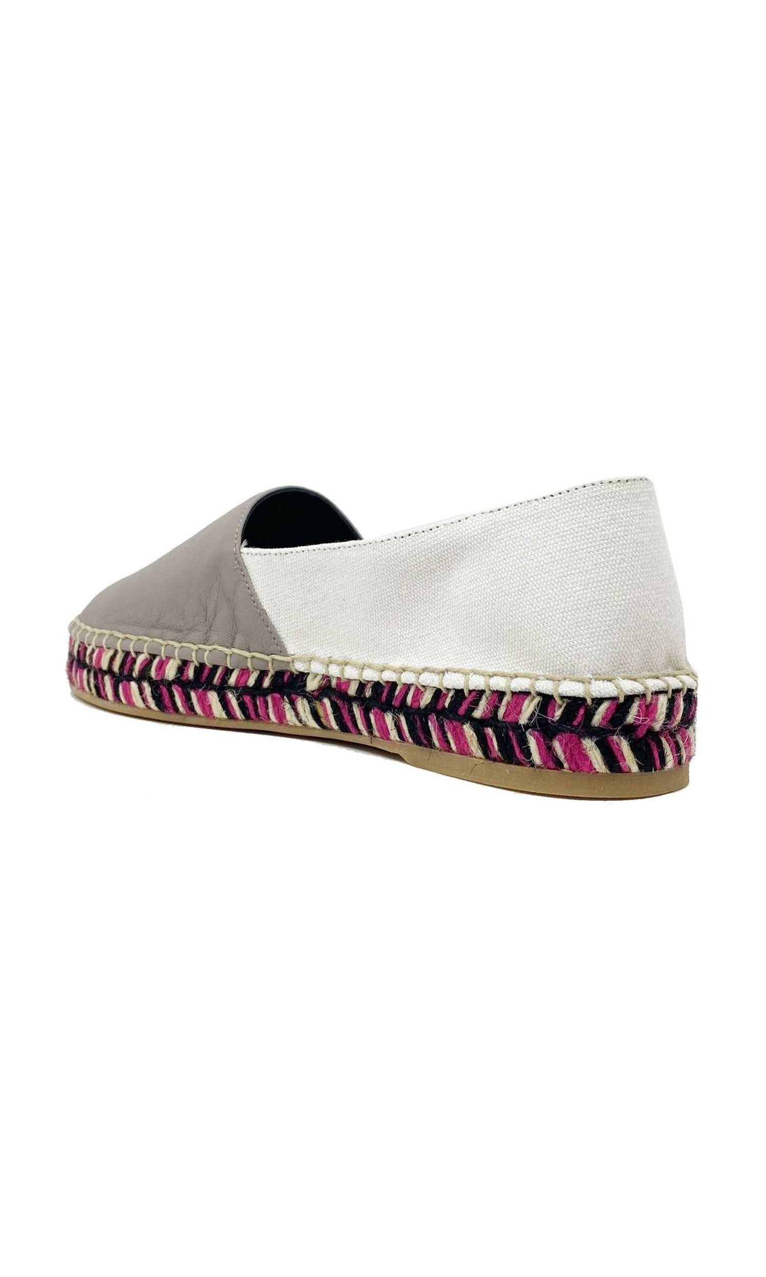 Off-White Leather Espadrilles Glam Steals