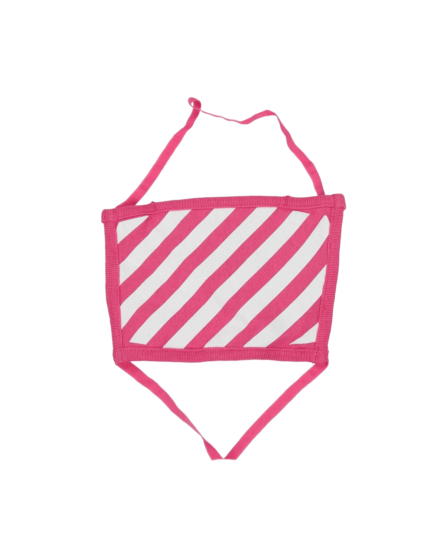 Off-White Pink Cotton Facemasks Glam Steals