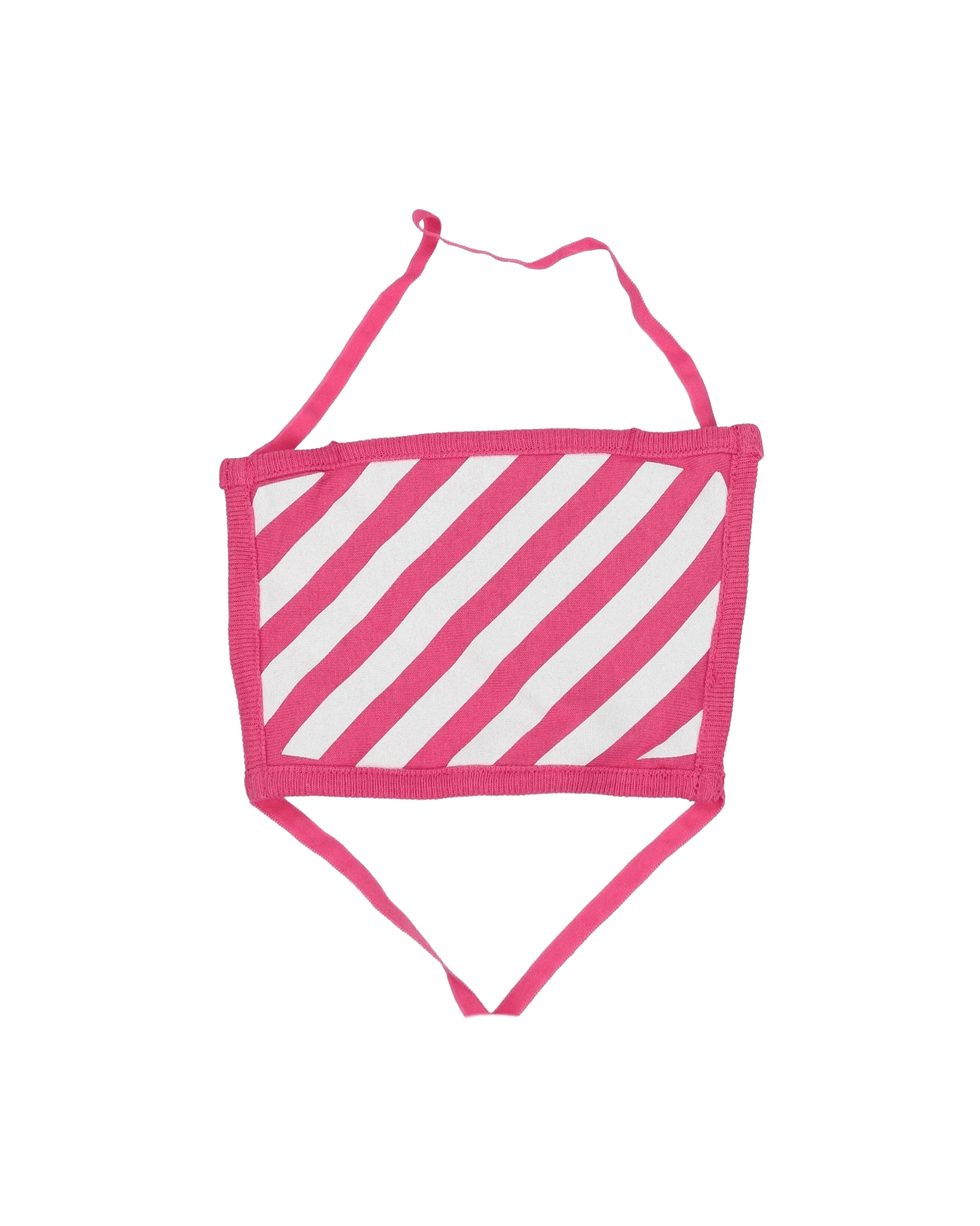 Off-White Pink Cotton Facemasks Glam Steals