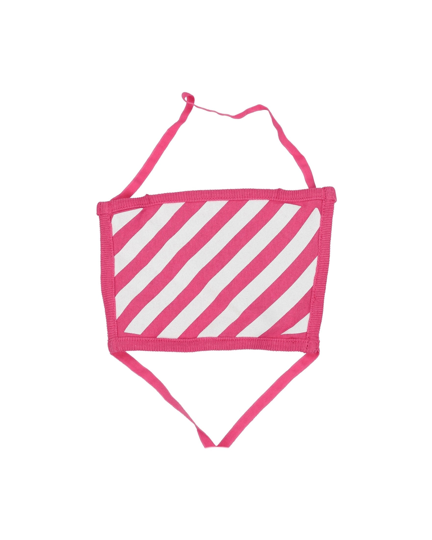 Off-White Pink Cotton Facemasks Glam Steals