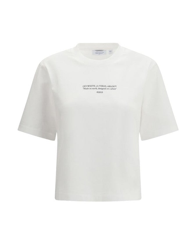 Off-White Cotton White T-Shirt