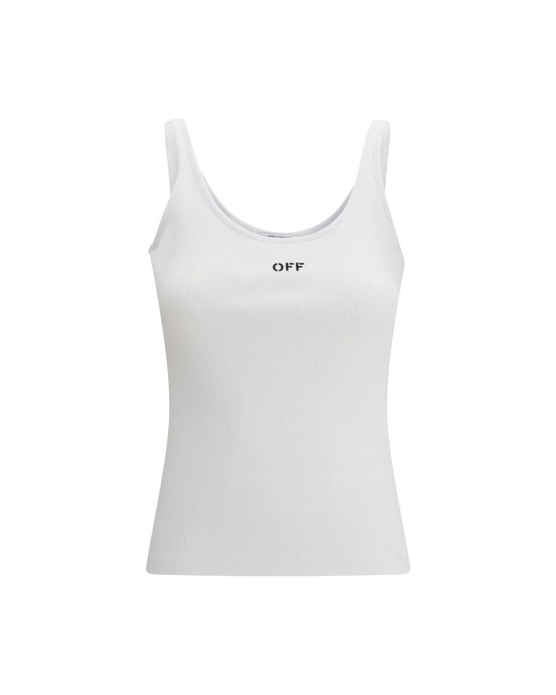 Off-white Cotton White Top Glam Steals