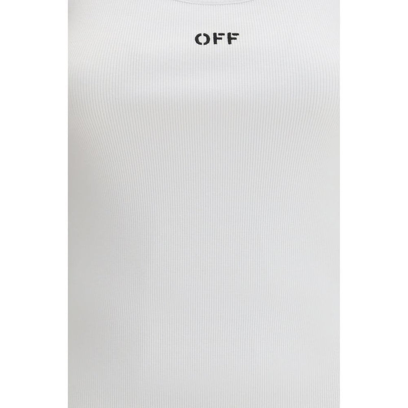 Off-white Cotton White Top Glam Steals