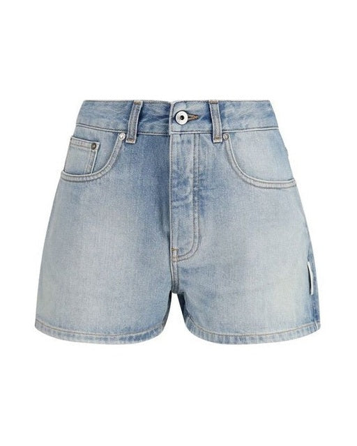Off-white Denim Blue Shorts 