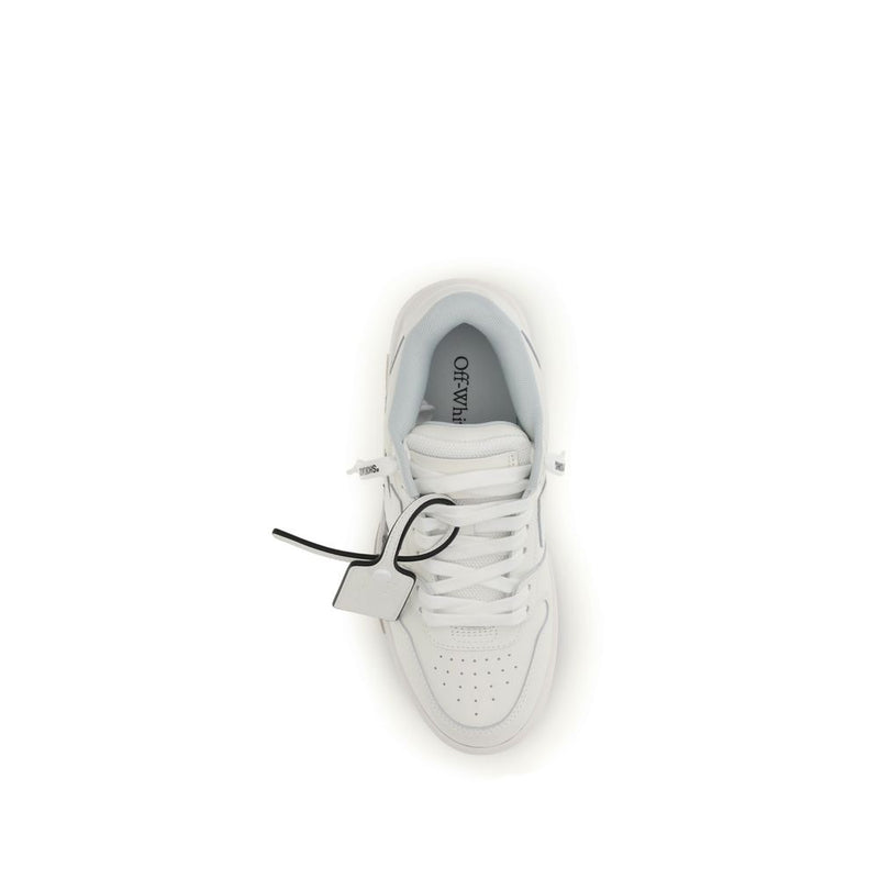 Off-white Leather White Calf Bos Taurus Athletic Sneakers Glam Steals