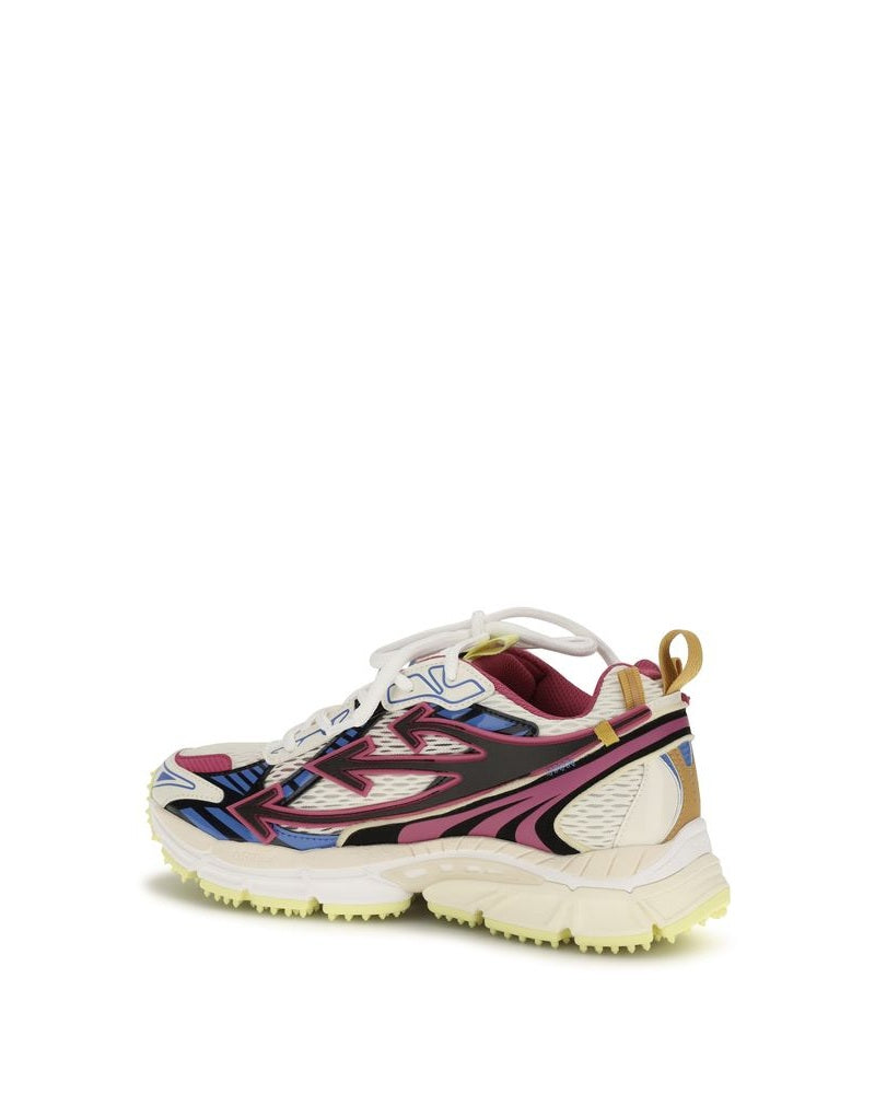 Off-white Multicolor Polyamide Athletic Sneakers Glam Steals