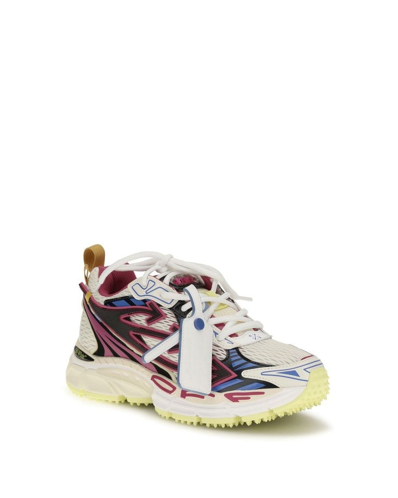Off-white Multicolor Polyamide Athletic Sneakers Glam Steals