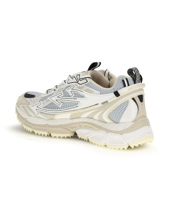 Off-white Polyester Multicolor Athletic Sneakers Glam Steals