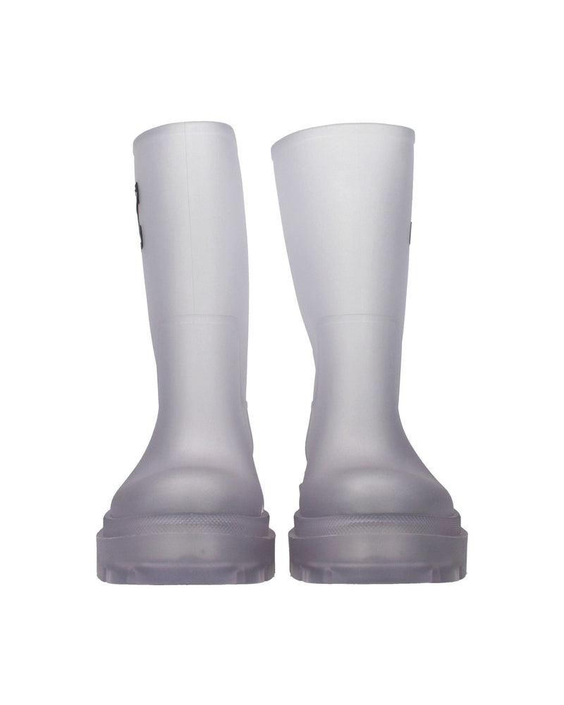 Off-white Transparent Pvc Ankle Boots Glam Steals