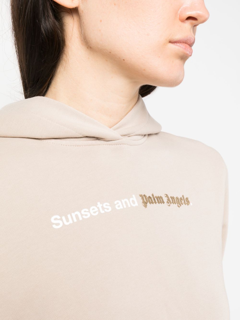 Palm Angels Beige Sweater Glam Steals
