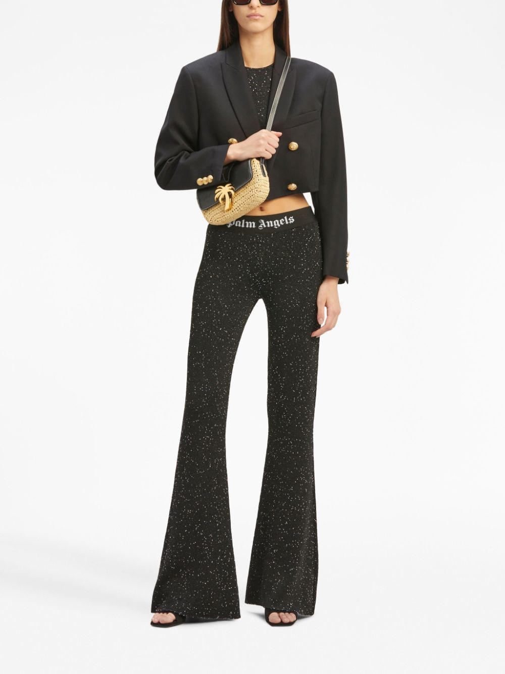 Palm Angels Black Jacket Glam Steals