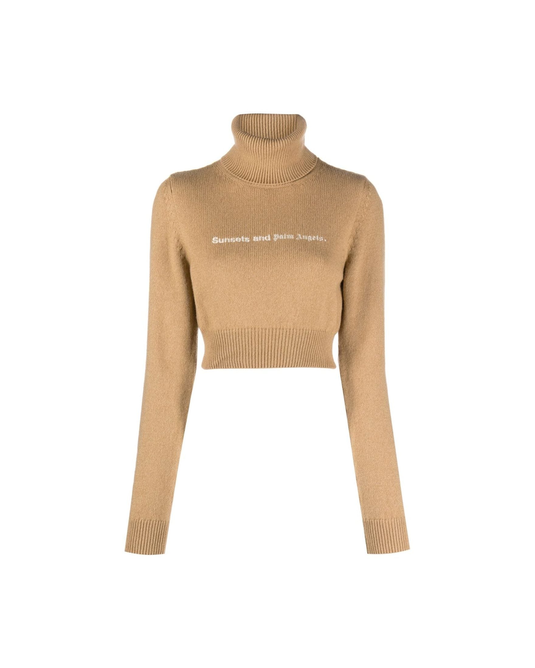 Palm Angels Camel Sweater Glam Steals