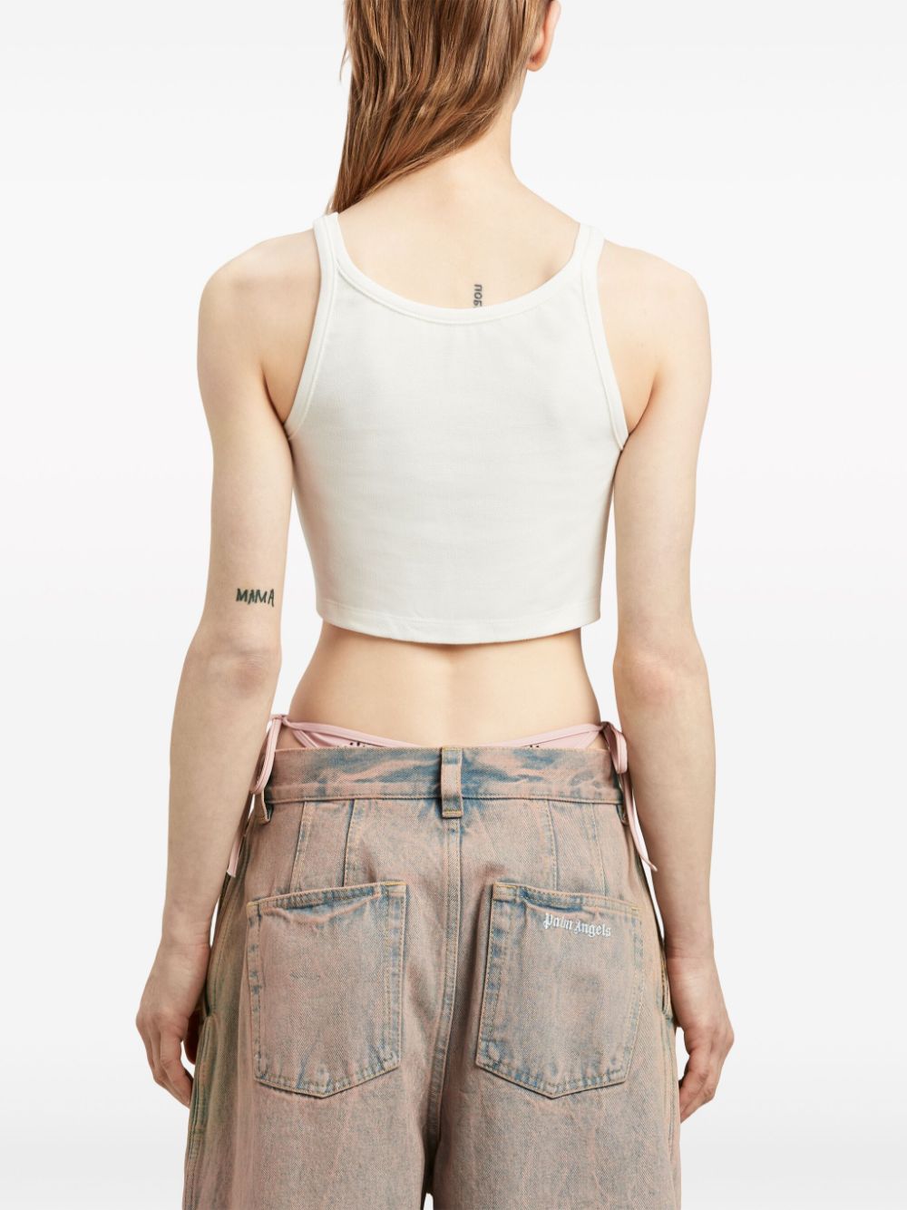 Palm Angels White Top Glam Steals