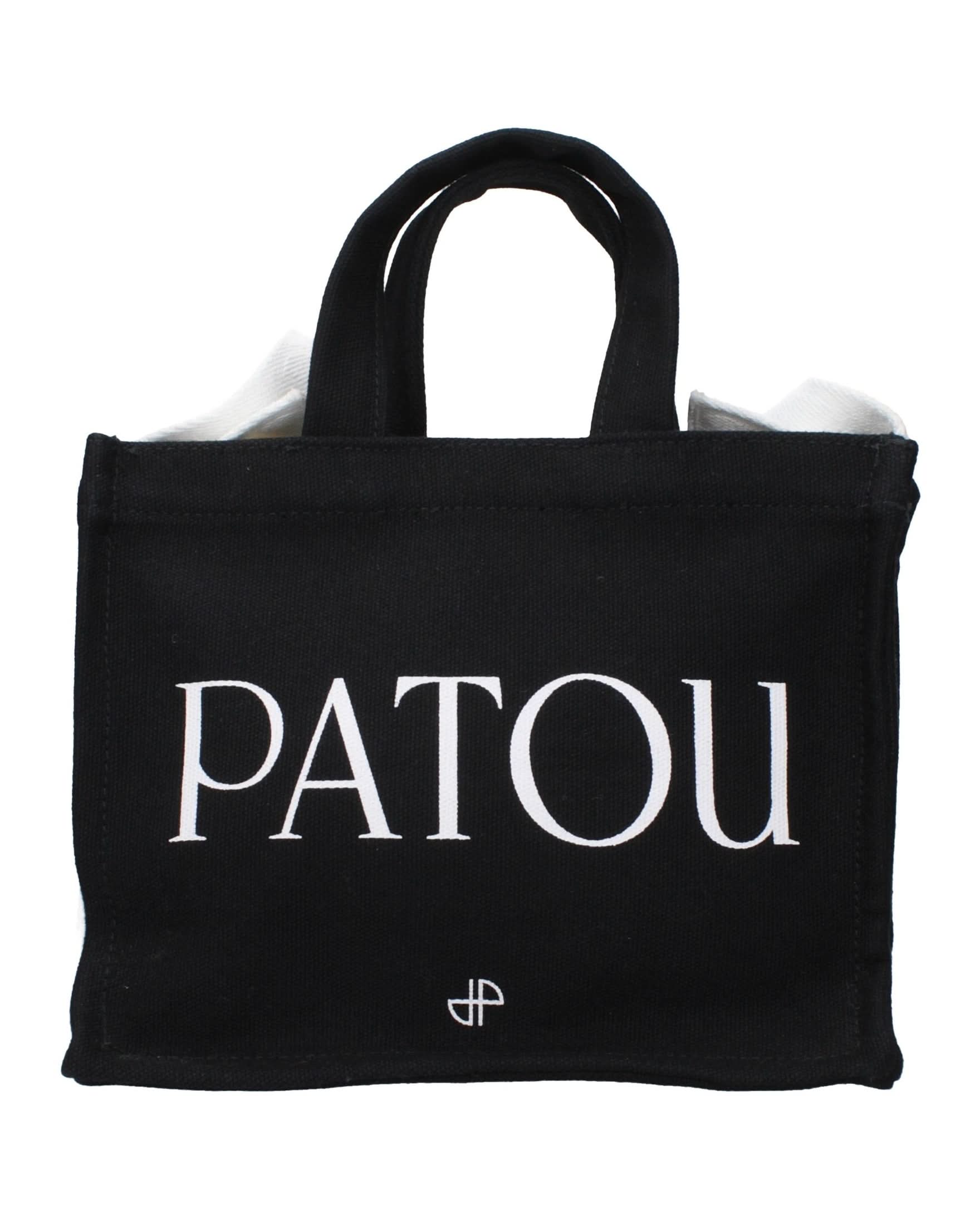 Patou Black Cotton Handbag Glam Steals