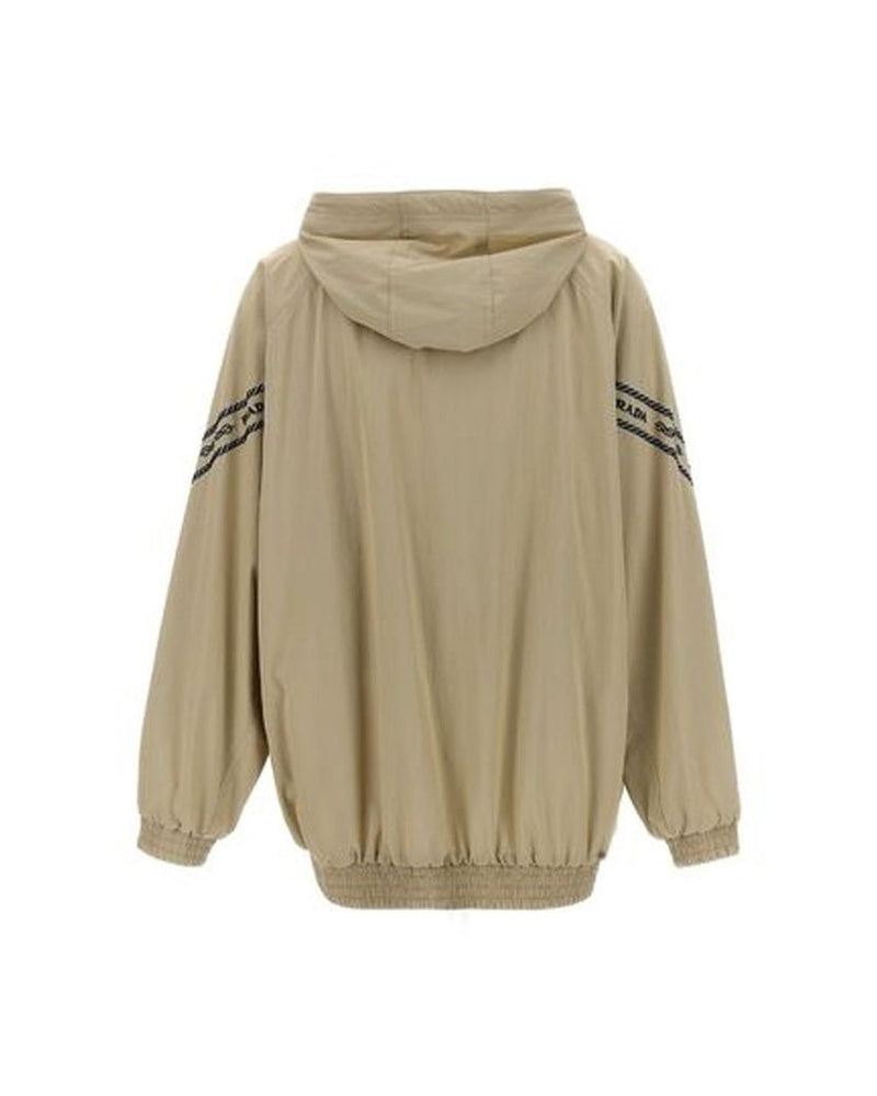 Prada Beige Cotton Shell Jacket Glam Steals